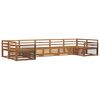 vidaXL Ensembles de canap&eacute;s 7 pcs Naturel Bois d'Acacia Massif