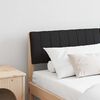 vidaXL Tête de lit capitonnée Noir 140 cm Pin massif