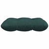 vidaXL Coussins de si&egrave;ge 4 pcs Vert fonc&eacute; 45 x 45 x 12 cm tissu