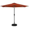 vidaXL Parasol de jardin avec lumi&egrave;res LED et base 300 x 300 cm