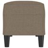 vidaXL Banc Taupe 100x35x41 cm Tissu