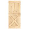 vidaXL Porte NARVIK 90x210 cm bois massif de pin