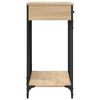 vidaXL Table console chêne sonoma 100x39x78,5 cm bois d'ingénierie