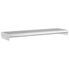 vidaXL Escalier en caillebotis 80x24x7 cm acier galvanis&eacute;