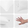 vidaXL Ensemble de Duvet 3 pcs Blanc Microfibre et Plumes D'oie