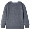Sweatshirt pour enfants m&eacute;lange bleu marine 128