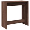 vidaXL Table de bar chêne marron 102x50x103,5 cm bois d'ingénierie