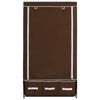 vidaXL Garde-robe Marron 87x49x159 cm Tissu