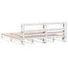 vidaXL Cadre de lit sans matelas blanc 180x200 cm bois massif de pin