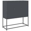vidaXL Buffet anthracite 100,5x39x107 cm acier laminé à froid