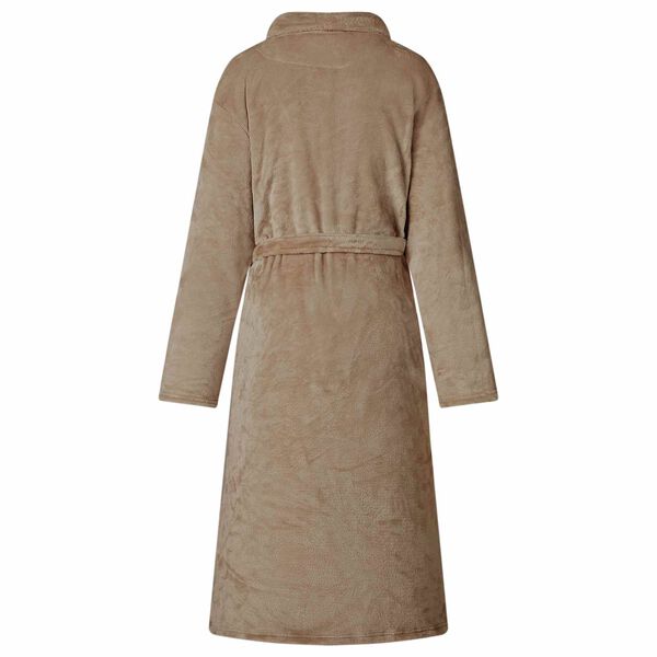 vidaXL Robe de bain sans capuche Camel xxxl Flanelle