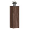 vidaXL Support pour plantes ch&ecirc;ne brun 33x33x100 cm bois d'ing&eacute;nierie
