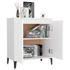 vidaXL Buffet blanc 60x35x70 cm bois d'ingénierie