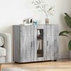 vidaXL Cabinet en Bois avec stockage Gris Sonoma 88,5 x 30,5 x 73 cm