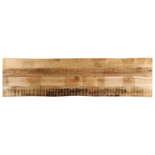 vidaXL Dessus de table bord vivant 160x40x2,5 cm bois de manguier brut