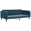 vidaXL Lit de repos sans matelas bleu 100x200 cm velours
