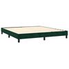 vidaXL Sommier &agrave; lattes de lit avec matelas LED Vert fonc&eacute; 180x200 cm