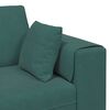 vidaXL Canapé avec coussin Vert foncé 250 x 77 x 76 cm Velours