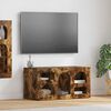 vidaXL Meuble TV Ch&ecirc;ne fum&eacute; 80 x 35 x 40 cm Bois d'ing&eacute;nierie