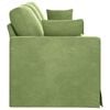 vidaXL Canap&eacute; Vert clair 228 x 78 x 80 cm Velours