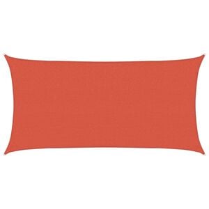 vidaXL Voile d'ombrage 160 g/m&sup2; Terre cuite 2,5x5 m PEHD