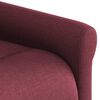 vidaXL Fauteuil inclinable Rouge bordeaux Tissu