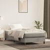 vidaXL Matelas de lit à ressorts ensachés Gris clair 90x200x20 cm