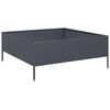 vidaXL Lit surélevé de jardin anthracite 100x100x25 cm acier