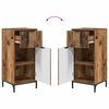vidaXL Cabinet de salle de bain Bois Ancien 39,5 x 36 x 88 cm