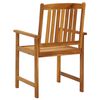 vidaXL Chaises de jardin lot de 6 Bois d'acacia massif