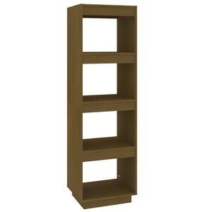 vidaXL Biblioth&egrave;que/S&eacute;parateur de pi&egrave;ce Marron miel 40x35x135 cm Pin