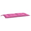 vidaXL Coussin de banc de jardin rose 100x50x7 cm tissu oxford