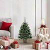 vidaXL Sapin de No&euml;l artificiel avec 150 LED Vert 75 cm PE et PVC