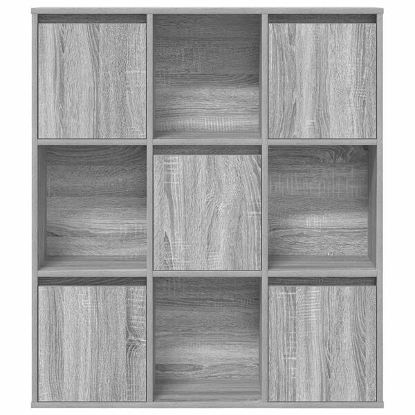 vidaXL Bibliothèque sonoma gris 89x24x101,5 cm bois d'ingénierie