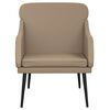 vidaXL Fauteuil Cappuccino 63x76x80 cm Similicuir