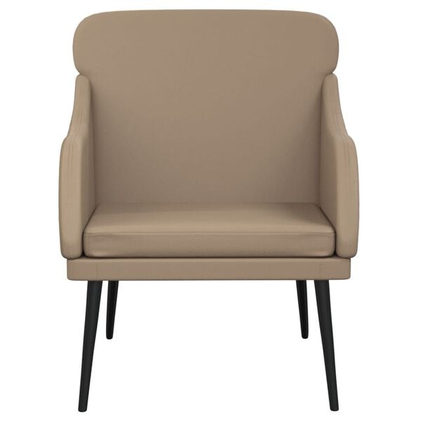 vidaXL Fauteuil Cappuccino 63x76x80 cm Similicuir