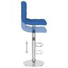 vidaXL Tabouret de bar Bleu Tissu