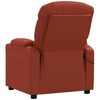 vidaXL Fauteuil de massage Rouge bordeaux Similicuir