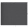 vidaXL &Eacute;cran de balcon anthracite 90x700 cm 100% polyester oxford