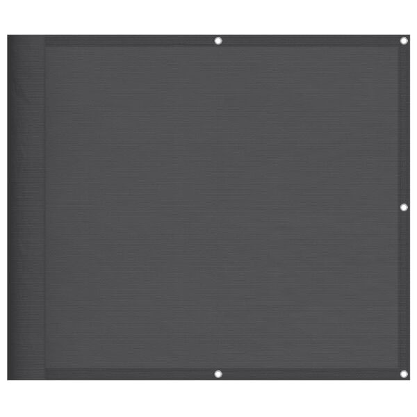 vidaXL &Eacute;cran de balcon anthracite 90x700 cm 100% polyester oxford