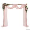 vidaXL Arche de mariage Marron Clair 225 x 95 x 226 cm