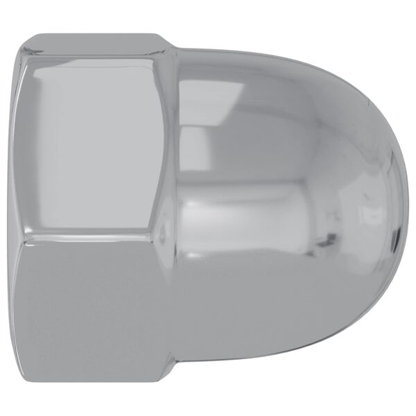 vidaXL &Eacute;crou 2 pcs Argent&eacute; M6 x 10 mm Fer