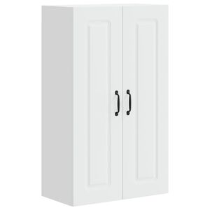 vidaXL Meuble mural de cuisine avec &eacute;tag&egrave;re Blanc 60 x 31 x 100 cm