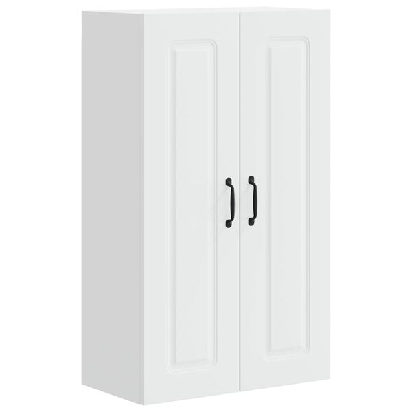 vidaXL Meuble mural de cuisine avec étagère Blanc 60 x 31 x 100 cm