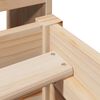 vidaXL Cadre de lit sans matelas 75x190 cm bois de pin massif