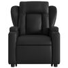 vidaXL Fauteuil inclinable de massage &eacute;lectrique noir similicuir