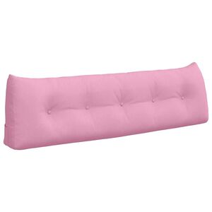 vidaXL Coussin de Dos Rose 160 x 24 x 50 cm tissu