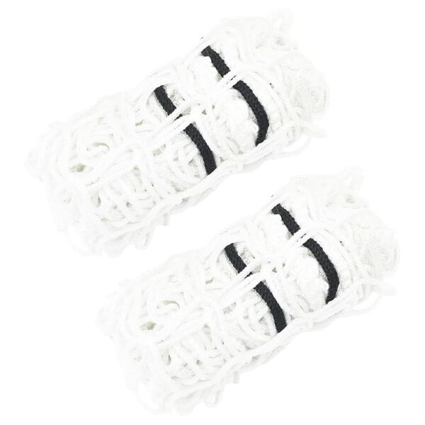 vidaXL Filets &agrave; foin 2 pcs rond blanc 75x75 cm PP