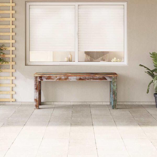 vidaXL Banc 110x35x45 cm Bois de récupération massif