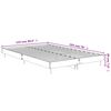 vidaXL Cadre de lit sans matelas ch&ecirc;ne sonoma 120x190 cm